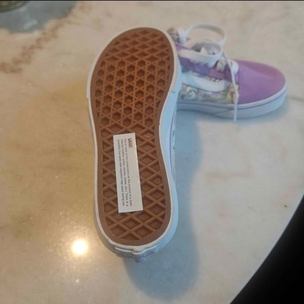 Vans kids girls Mythical Glow Sheer Lilac size 1 New